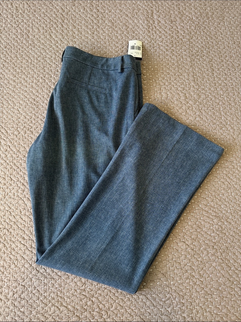 Kut from the Kloth Women's Boot Cut Dress Pants in Heathered Blue